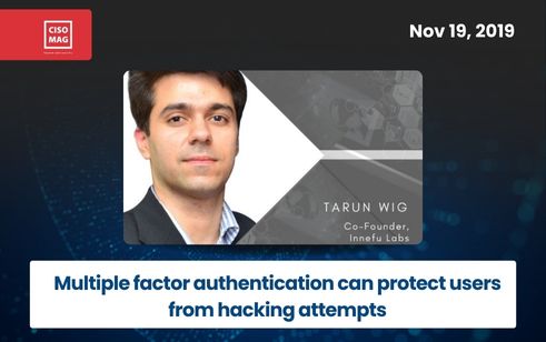 Multiple factor authentication can protect users from hacking attempts
