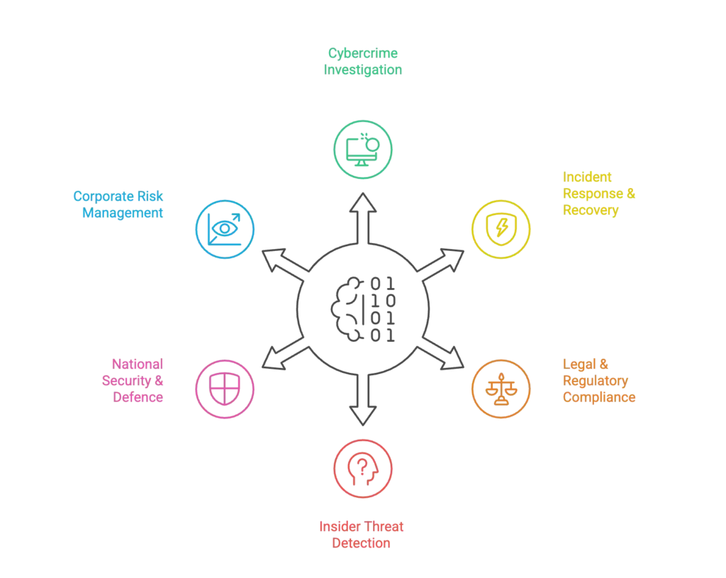 key roles cyber forensics plays