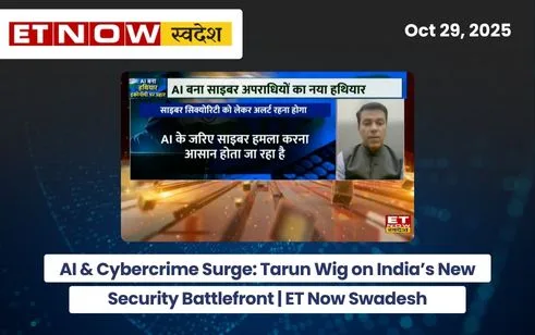 AI & Cybercrime Surge Tarun Wig on India’s New Security Battlefront ET Now Swadesh