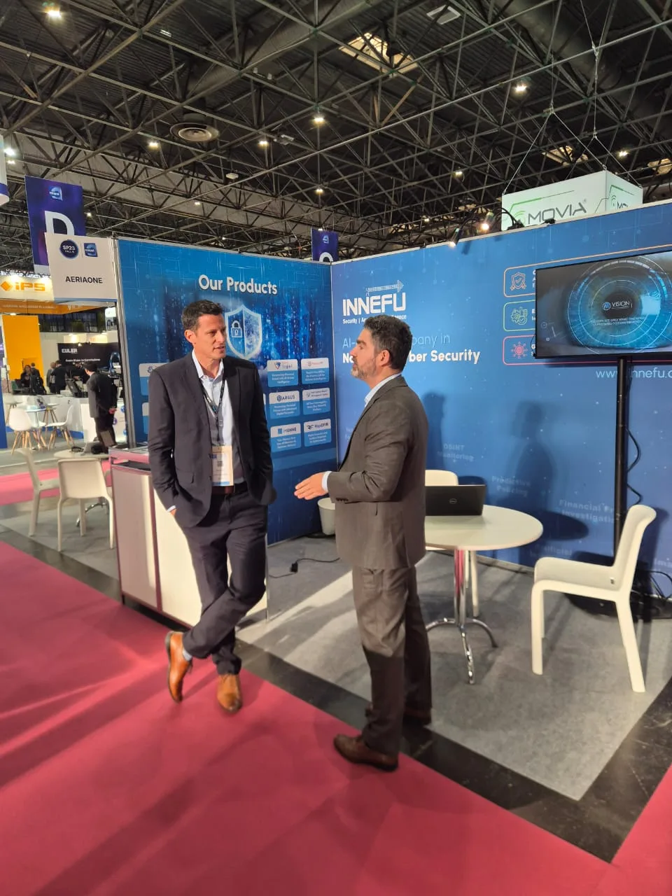 Milipol Paris 2025 Innefu Labs Booth (1)