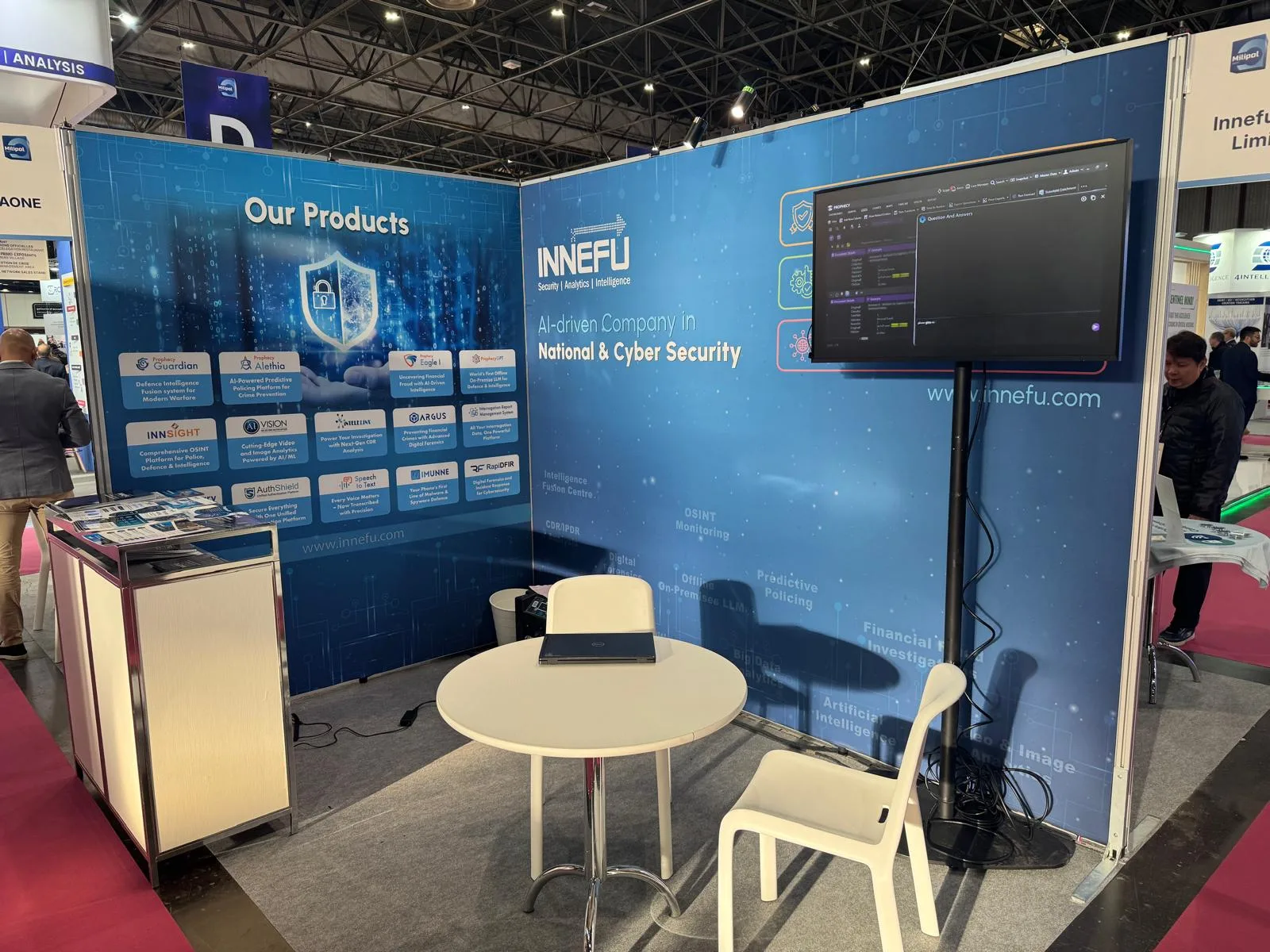 Milipol Paris 2025 Innefu Labs Booth (3)