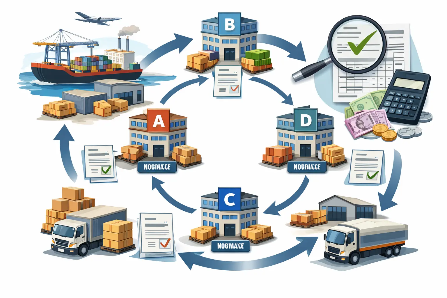 Repeated ITC movement involving the same HSN codes
