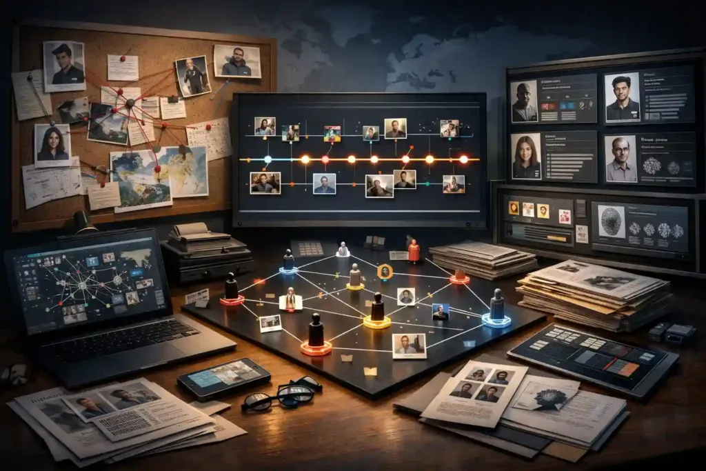 The Role of Link, Timeline, and Profile Context in Modern Investigations