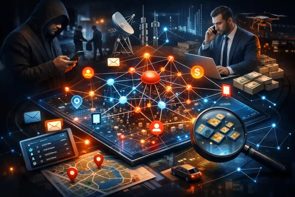 Detecting Organized Crime Networks