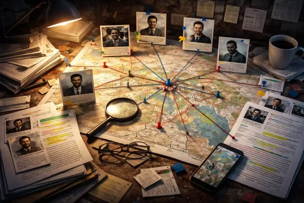 Temporal and Spatial Clues Hidden in Interrogations