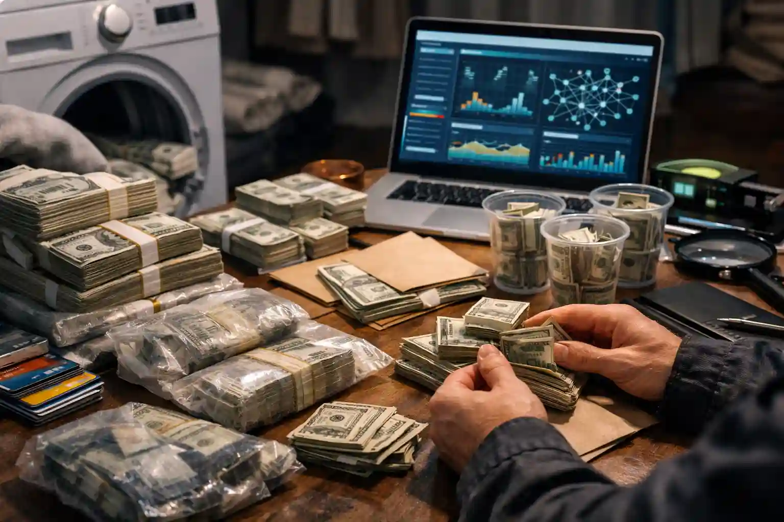 Smurfing in Money Laundering