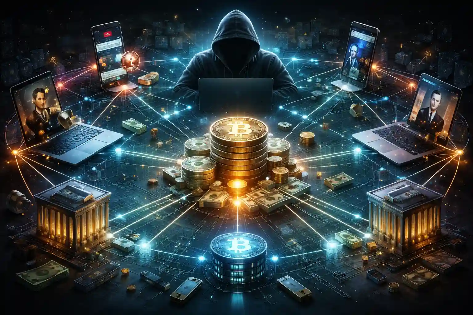 The Network Behind the Fraud