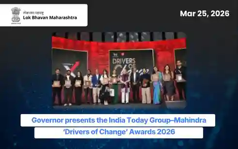 Governor presents the India Today Group–Mahindra ‘Drivers of Change’ Awards 2026