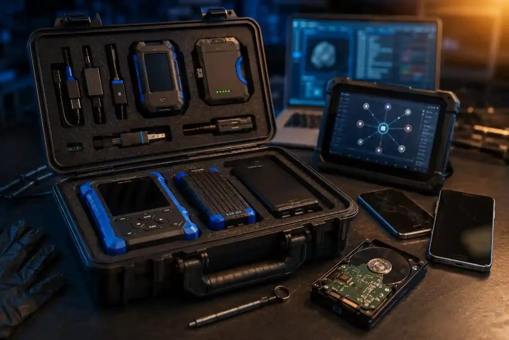 What belongs in a field digital forensics kit