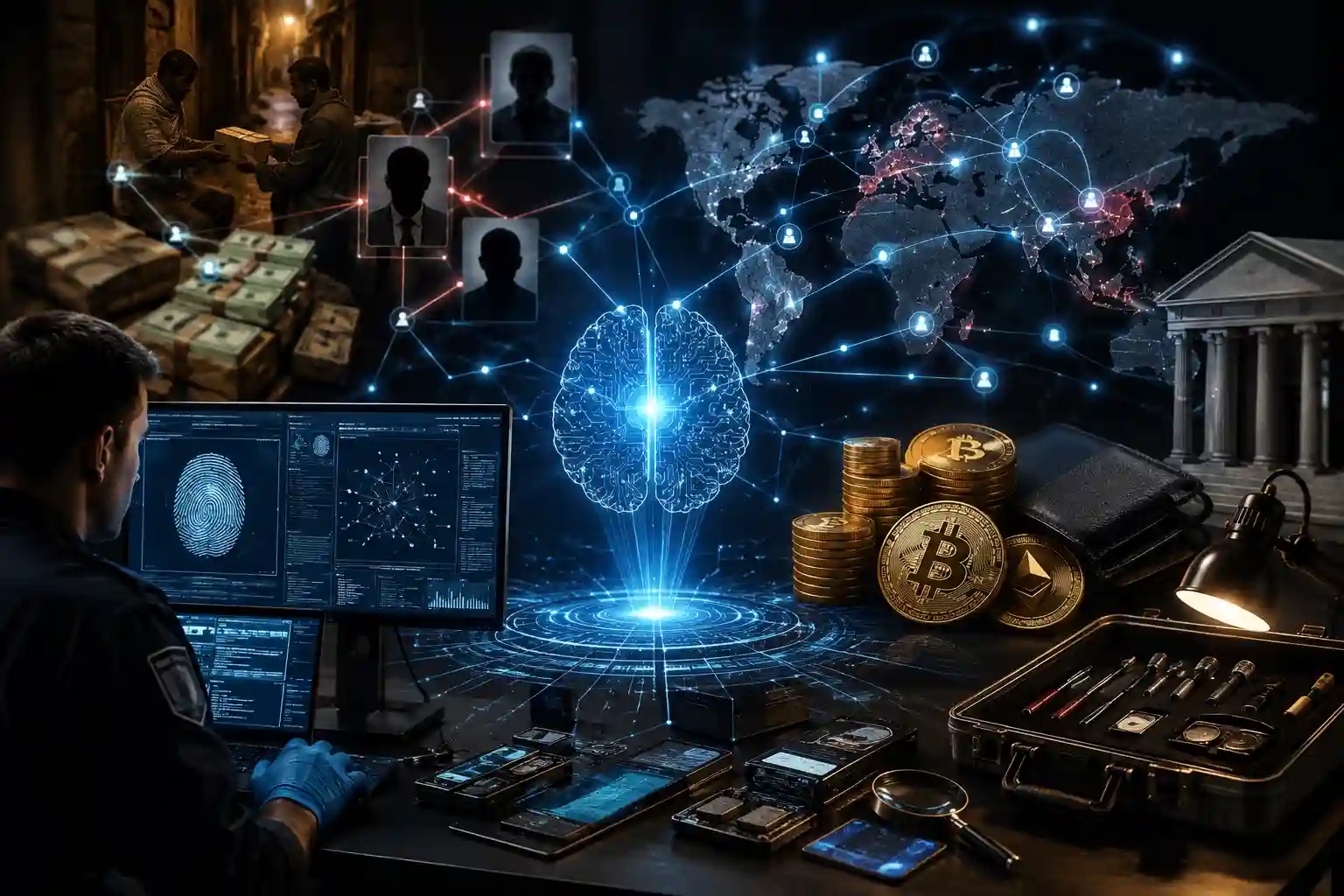 How AI-powered Digital Forensics Uncovered a Multi-Layered Crypto-enabled Hawala Network