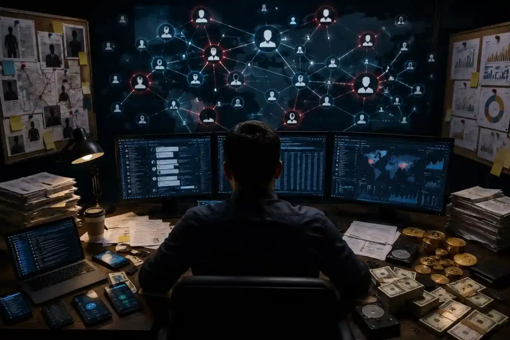 Investigating a Complex Financial Crime Network