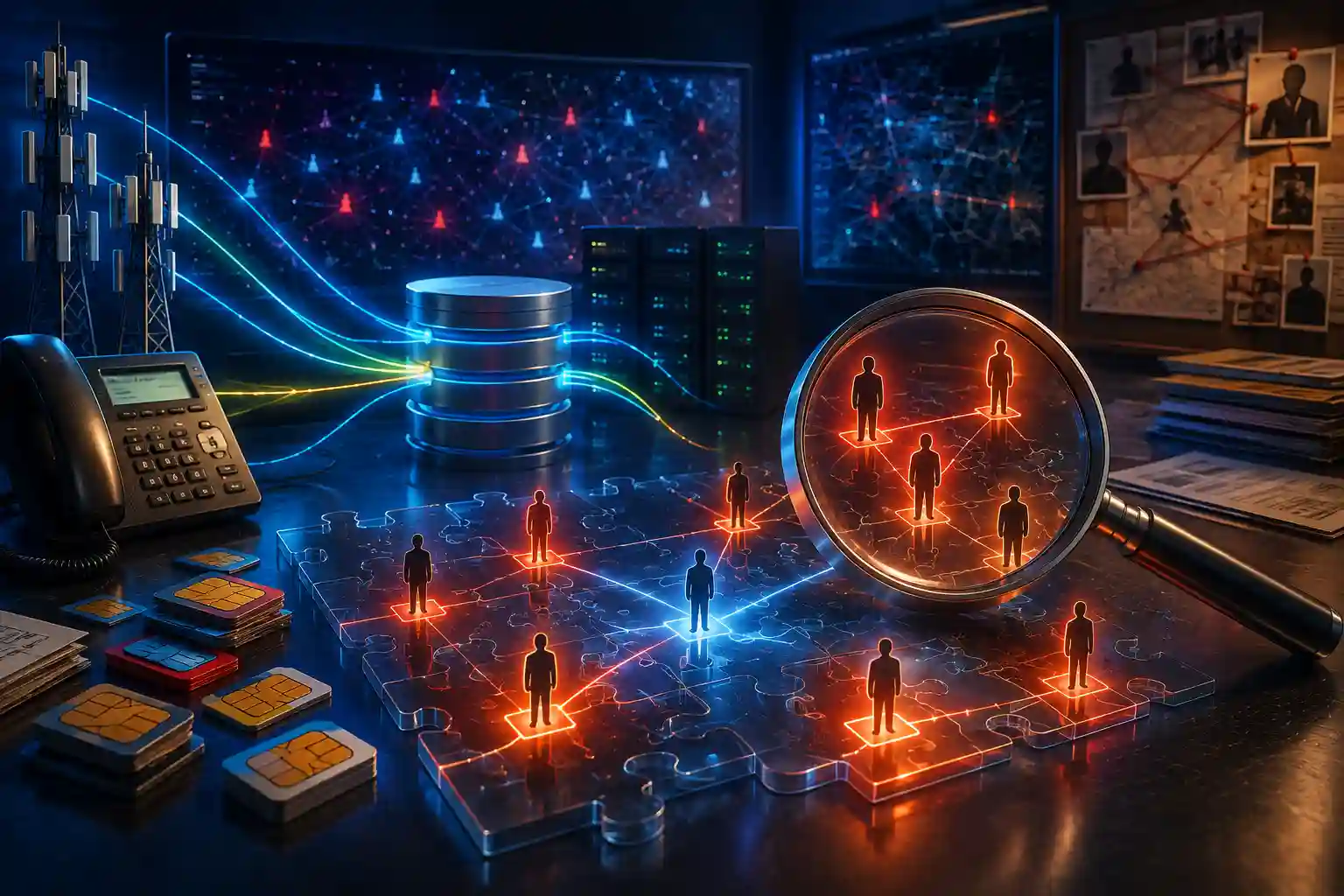 Finding the connections hidden inside call records