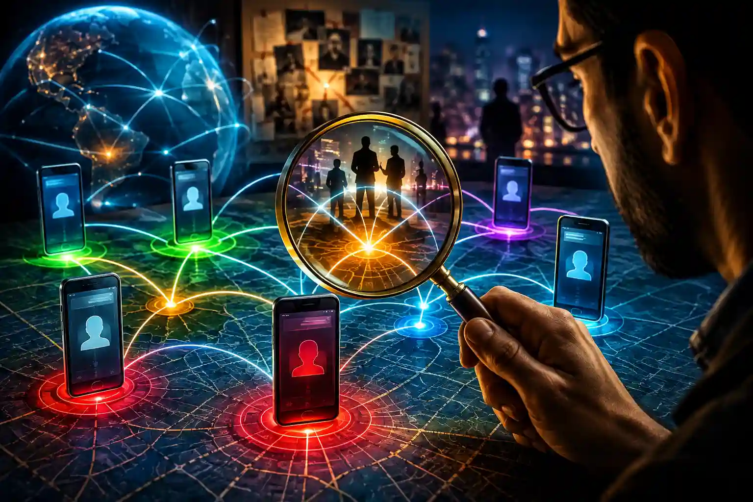 From phone numbers to communication networks