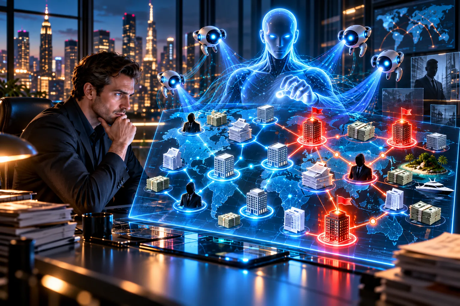 Agentic AI for Shell Company Investigation